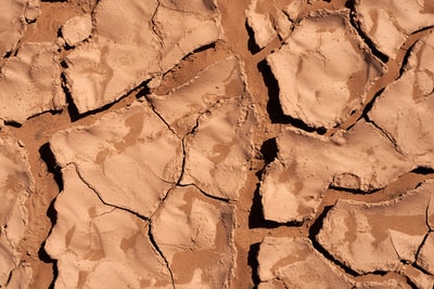 Brown and white concrete brick
